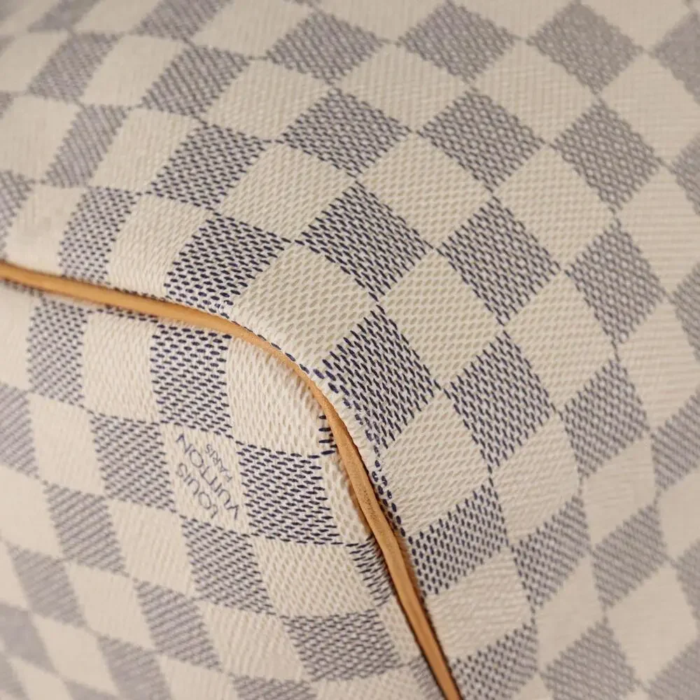 LOUIS VUITTON Damier Azur Keepall 50 Boston Bag N41430